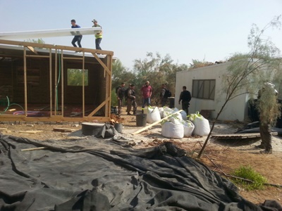 המנהל האזרחי החרים ציוד בבית חגלה