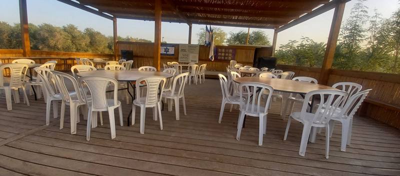 מקום לאירועים קטנים בבית חגלה על פני יריחו