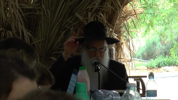 שיעורו של הרב יצחק גינזבורג בבית חגלה לרגל יום כיבוש יריחו