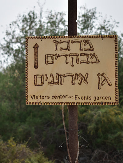 בדרך למרכז המבקרים של יריחו הנמצא בבית חגלה