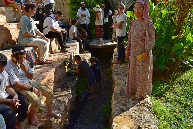 מעיין אלישע ביריחו - לוגמים את המים הזכים שהנביא אלישע המתיק