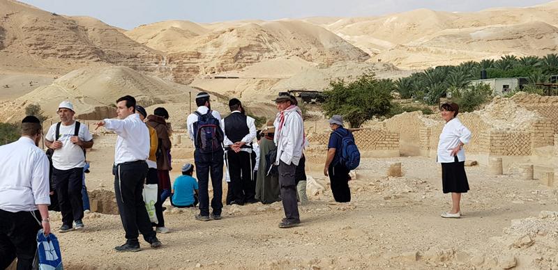Tour of the Hasmonean Palaces in Jericho