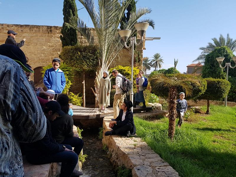 סיור חנוכה במעין אלישע ביריחו